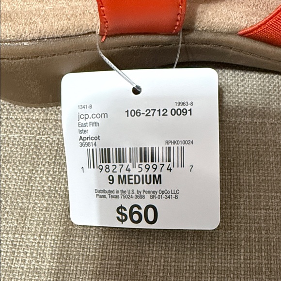 East 5th Vibrant Orange Floral Sandals - Picture 8 of 8